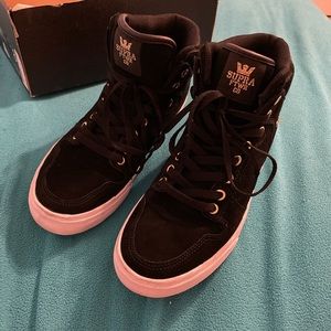 SIZE 8 Supra Vaider Black/Gold-White